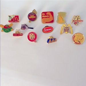 Collectible 1980’s McDonalds Crew Pins